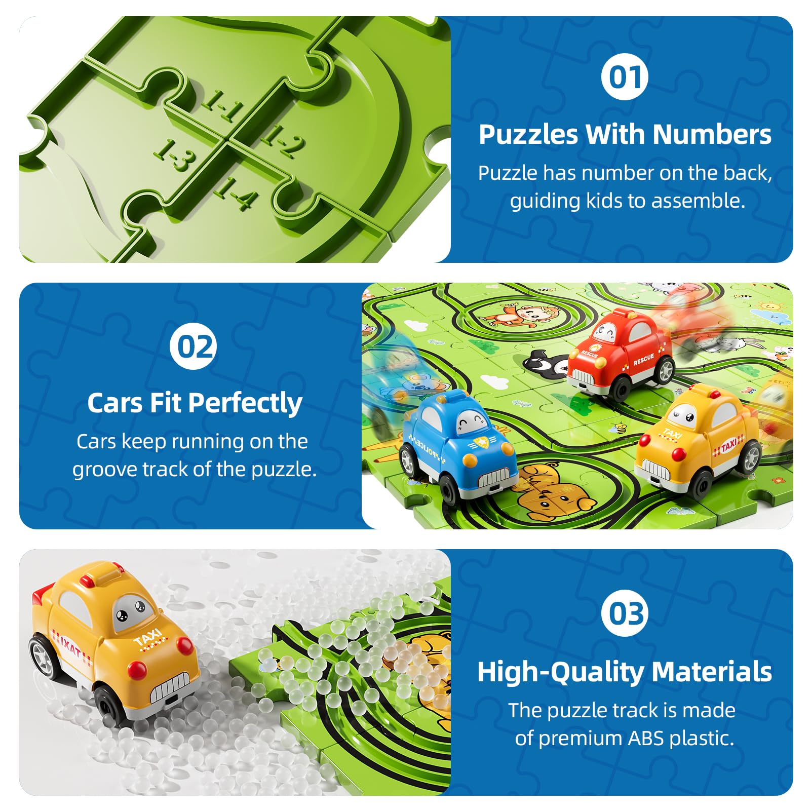 Bennol track assembly play demonstrates easy-to-build racing layouts