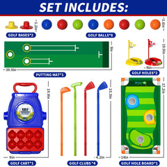 Bennol Upgraded putting mat, guides strokes indoors and outdoors.