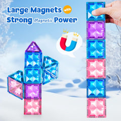 BENOKER Ice Castle tiles showcase castle windows for story-driven building adventures.