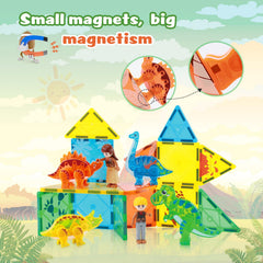 BENOKER tiles featuring dinosaurs for hands-on STEM-inspired building.