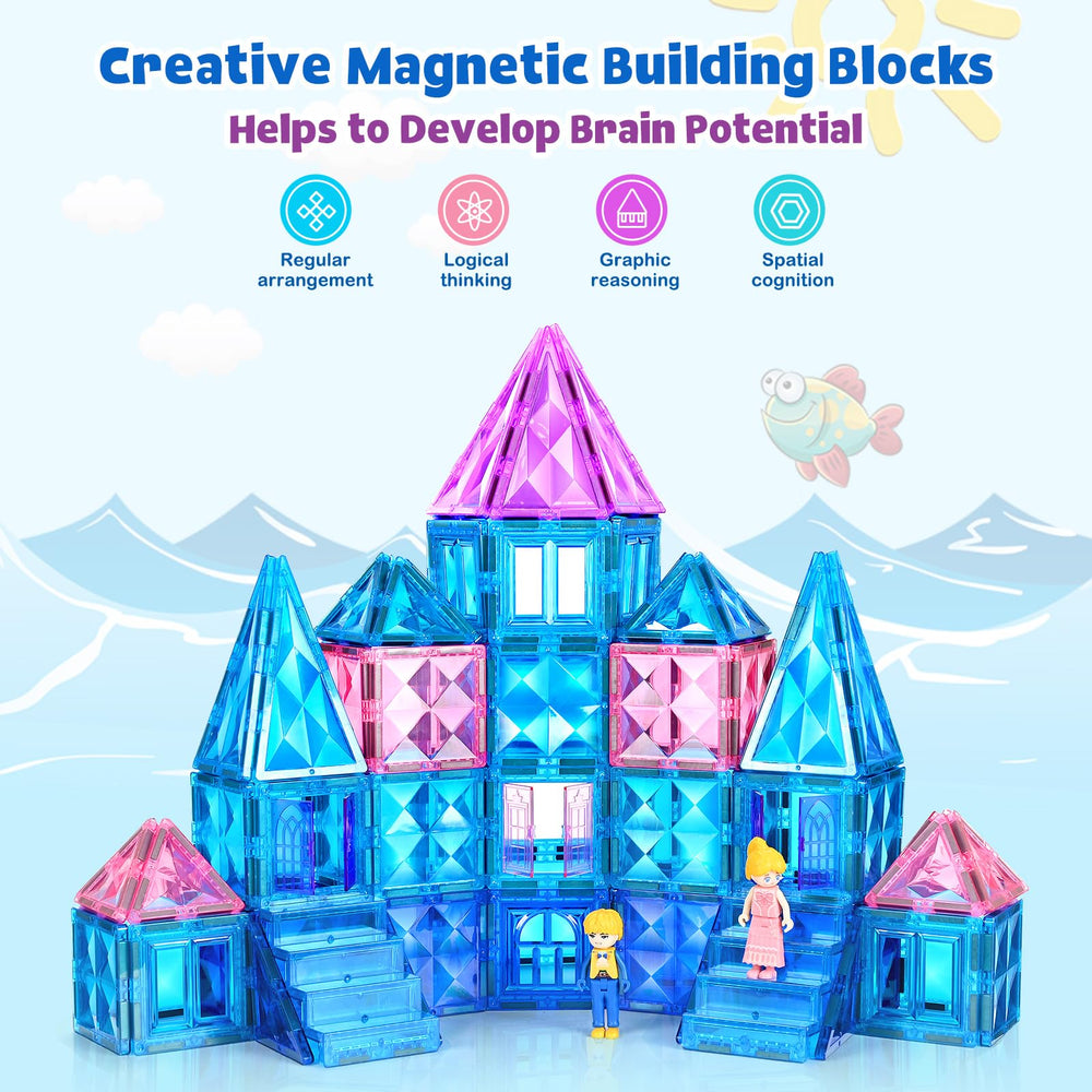 BENOKER Ice Castle tiles ideal as a thoughtful holiday gift for budding builders.