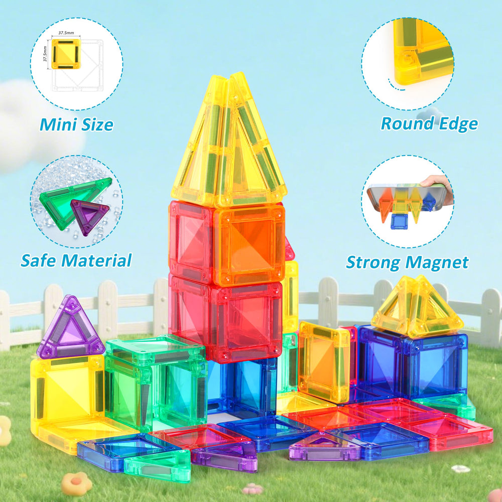 BENOKER magnetic tiles shine in group activities and classroom play.
