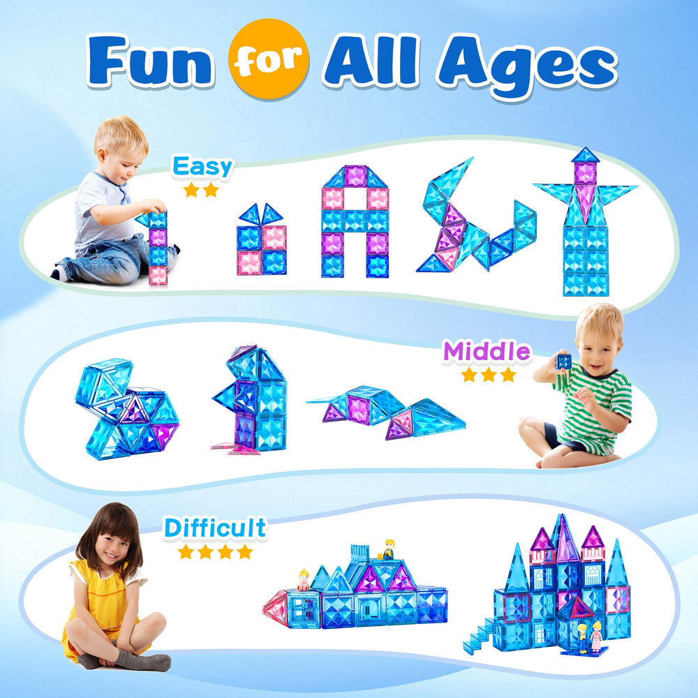 BENOKER magnetic tiles promote screen-free family bonding through hands-on creativity.