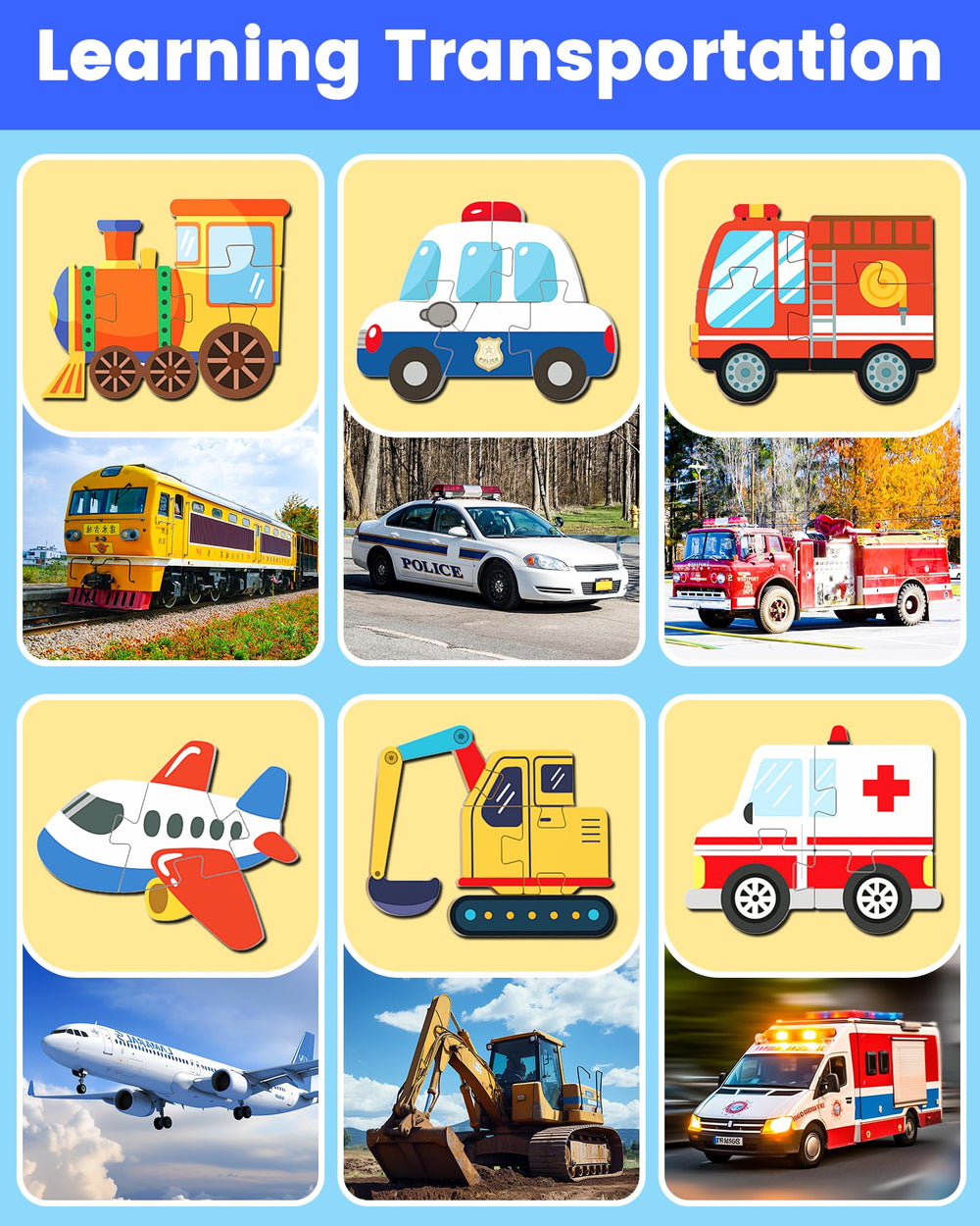 Benresive wooden puzzle with rounded edges ensuring safe play