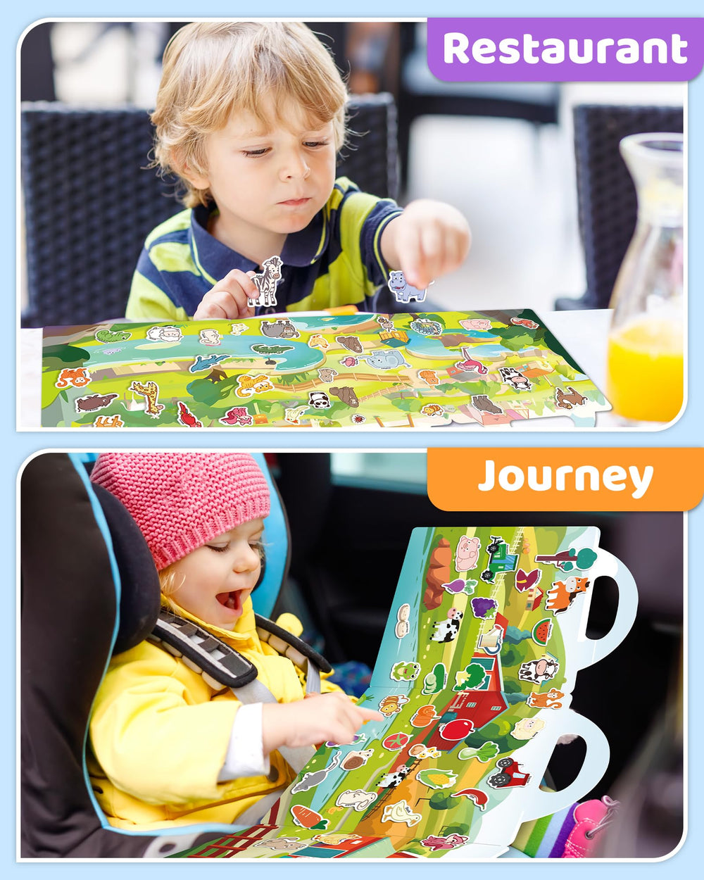 Benresive season theme stickers support vocabulary learning with seasonal scenes