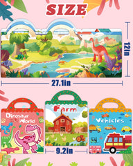 Benresive sticker book provides screen-free, imaginative fun