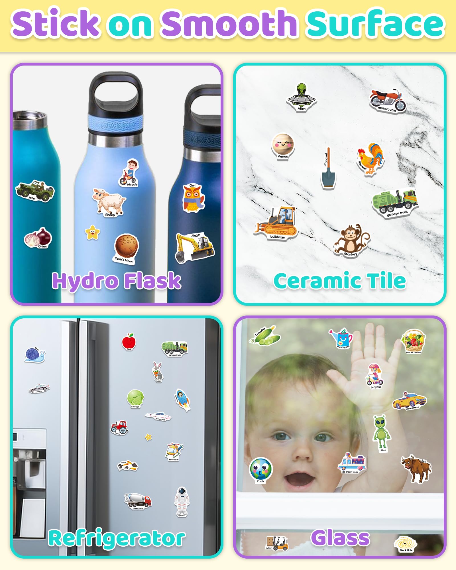 Benresive Space sticker book captivates with vibrant planet-themed stickers.