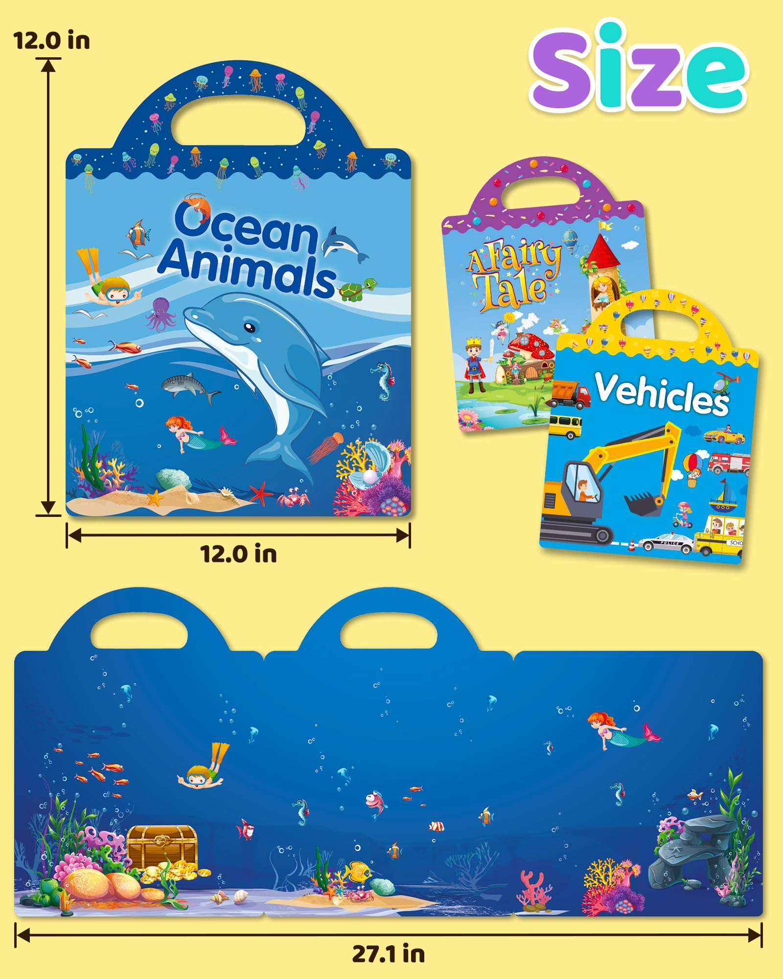 Benresive Waterproof Stickers resist mess and reuse on the go.