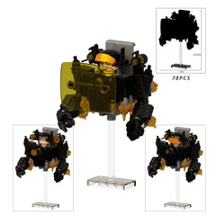 Bentex toilet-building set shows easy assembly for adult hobbyists.