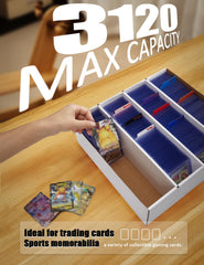 Bentoward 3120 card capacity box shows high storage for large collections.