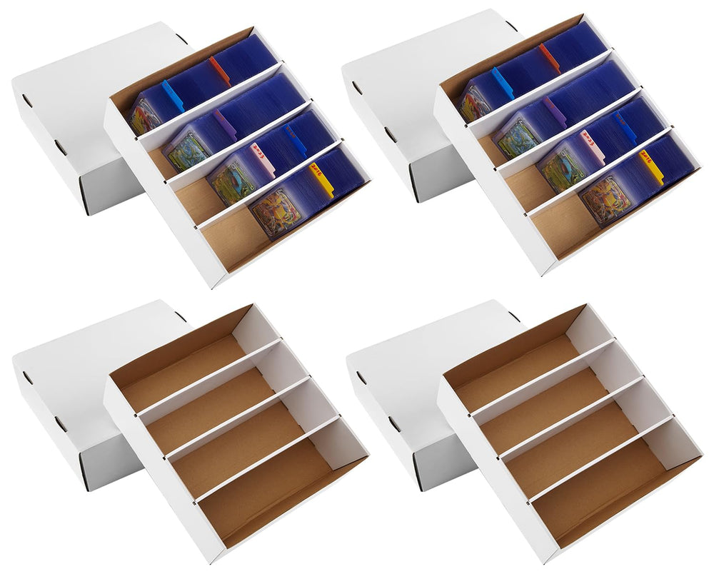 Bentoward four pack sports card boxes protect and organize your collection.