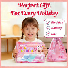 BENWIL Nano Tape Bubble Kit colorful bubble creations for creative learning.