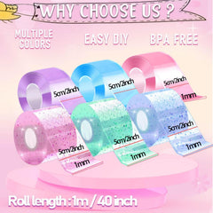 BENWIL Nano Tape Bubbles Kit in action for easy kid-friendly crafting