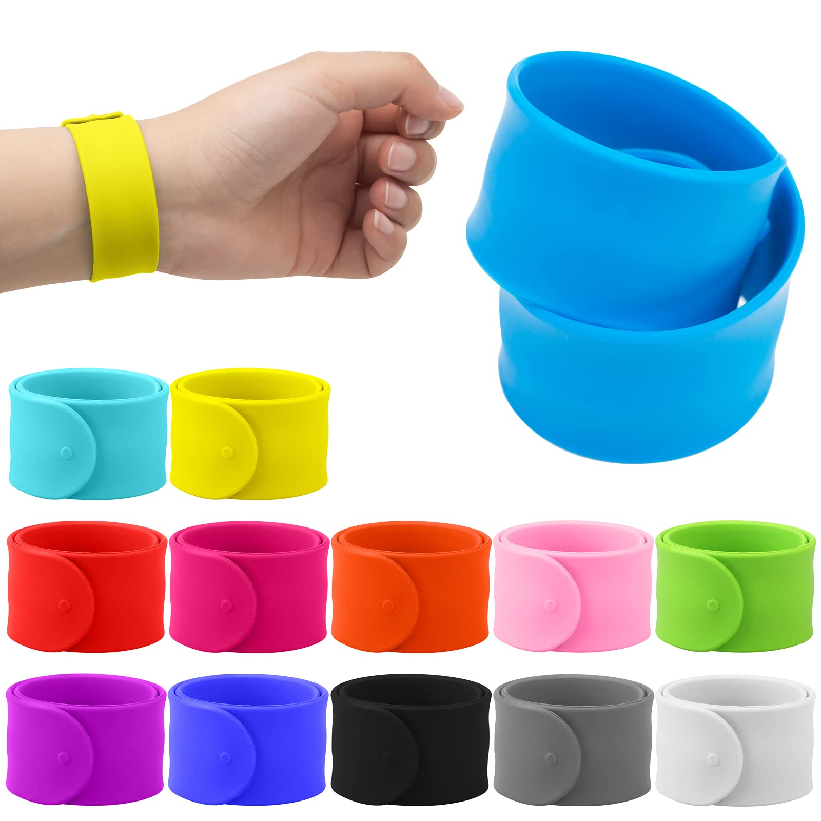 Bercoor carnival festival bracelets in bright colors for decorations and prizes