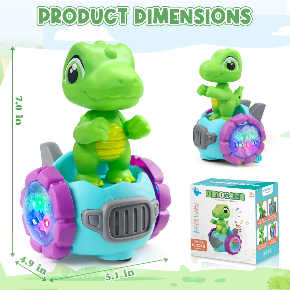 Beria dinosaur robot car built with durable materials for long-lasting use.
