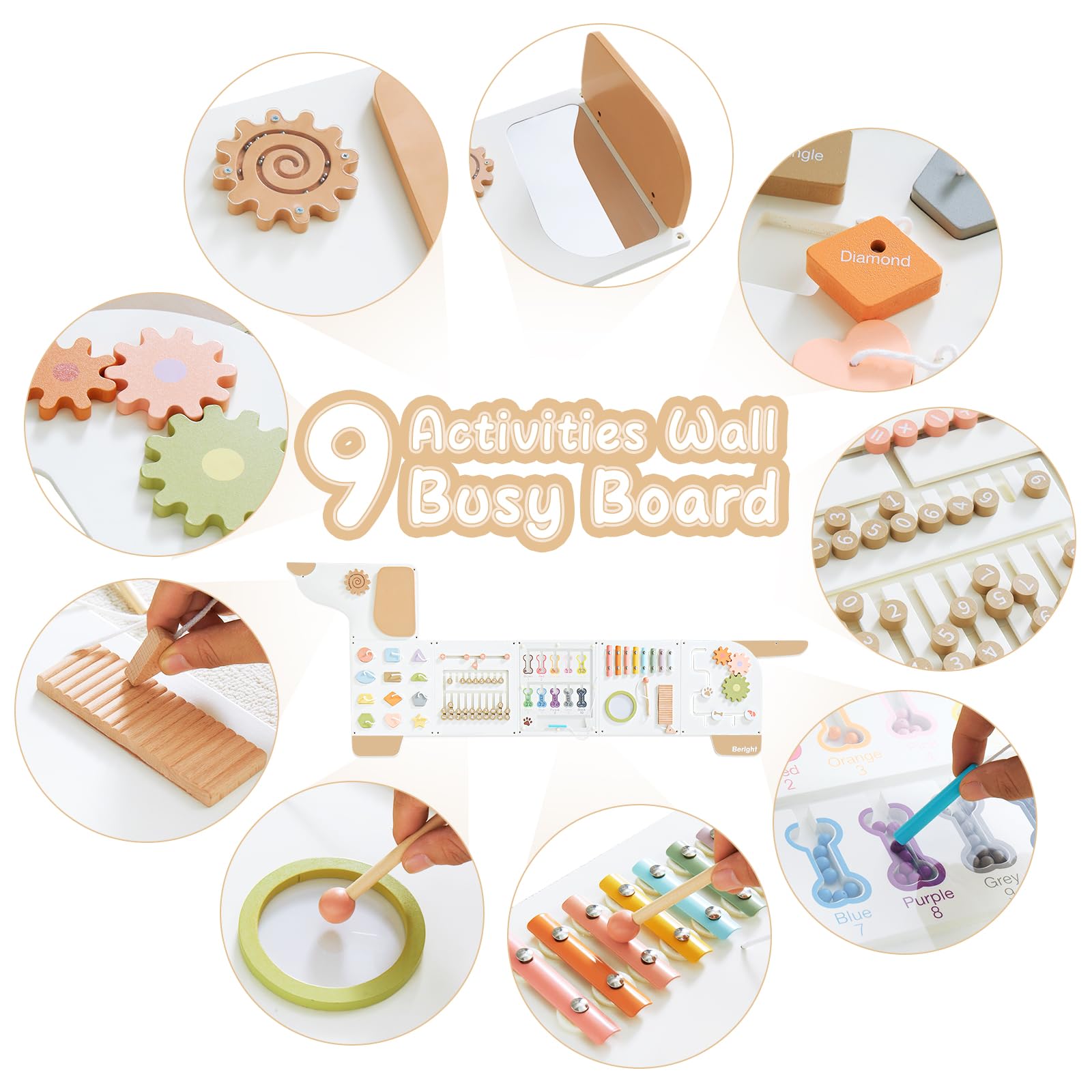 Beright Easy-Assembly, durable board designed for long-lasting wall mounting.