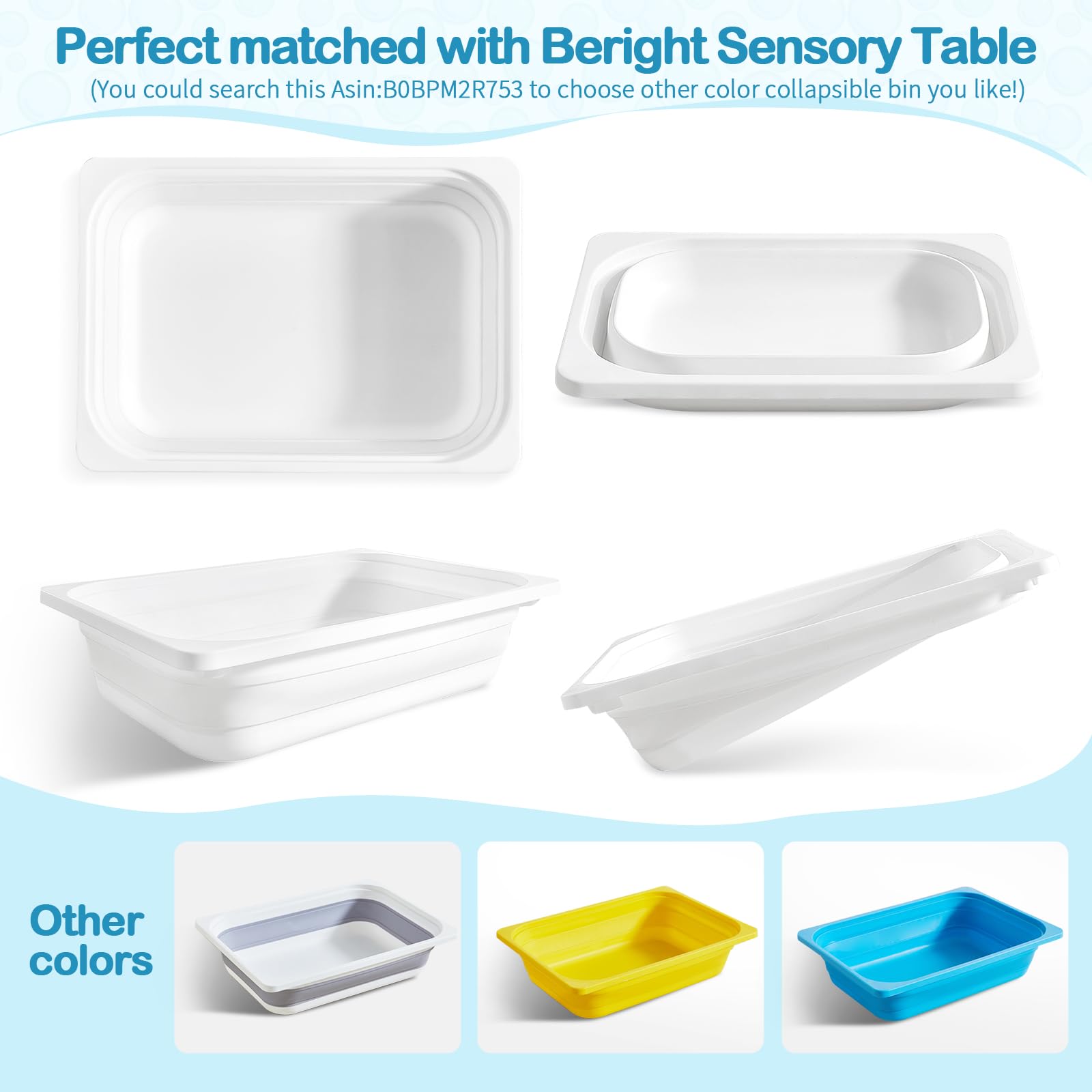 Beright water circulation system demonstrates gentle water movement to enhance pretend play.