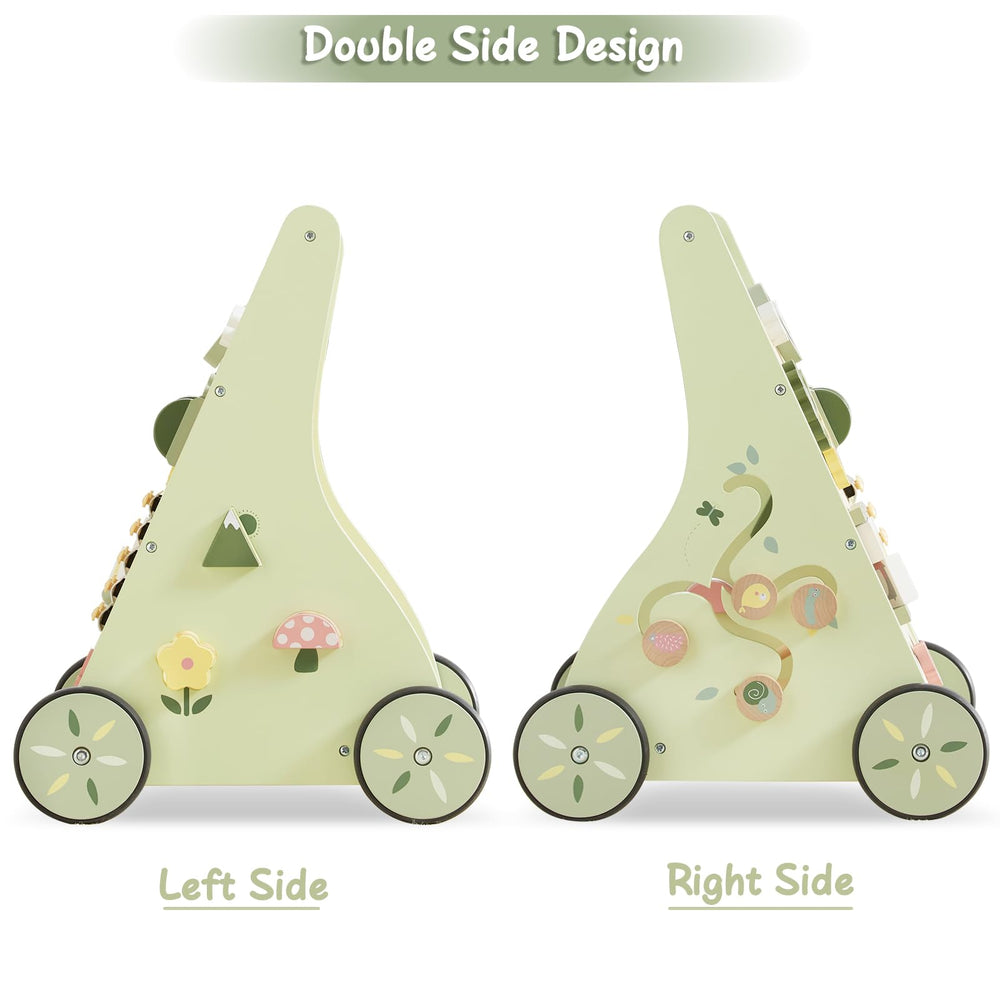 Beright walker includes shapes puzzle for cognitive and fine motor practice