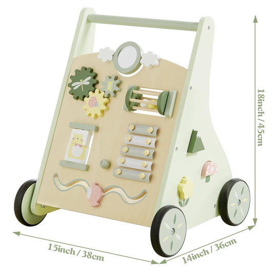 Beright walker features xylophone for sensory play and musical engagement
