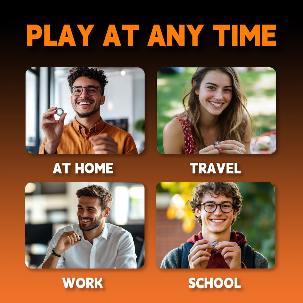 Berotok daily-use fidget ring supports calm during waiting or travel