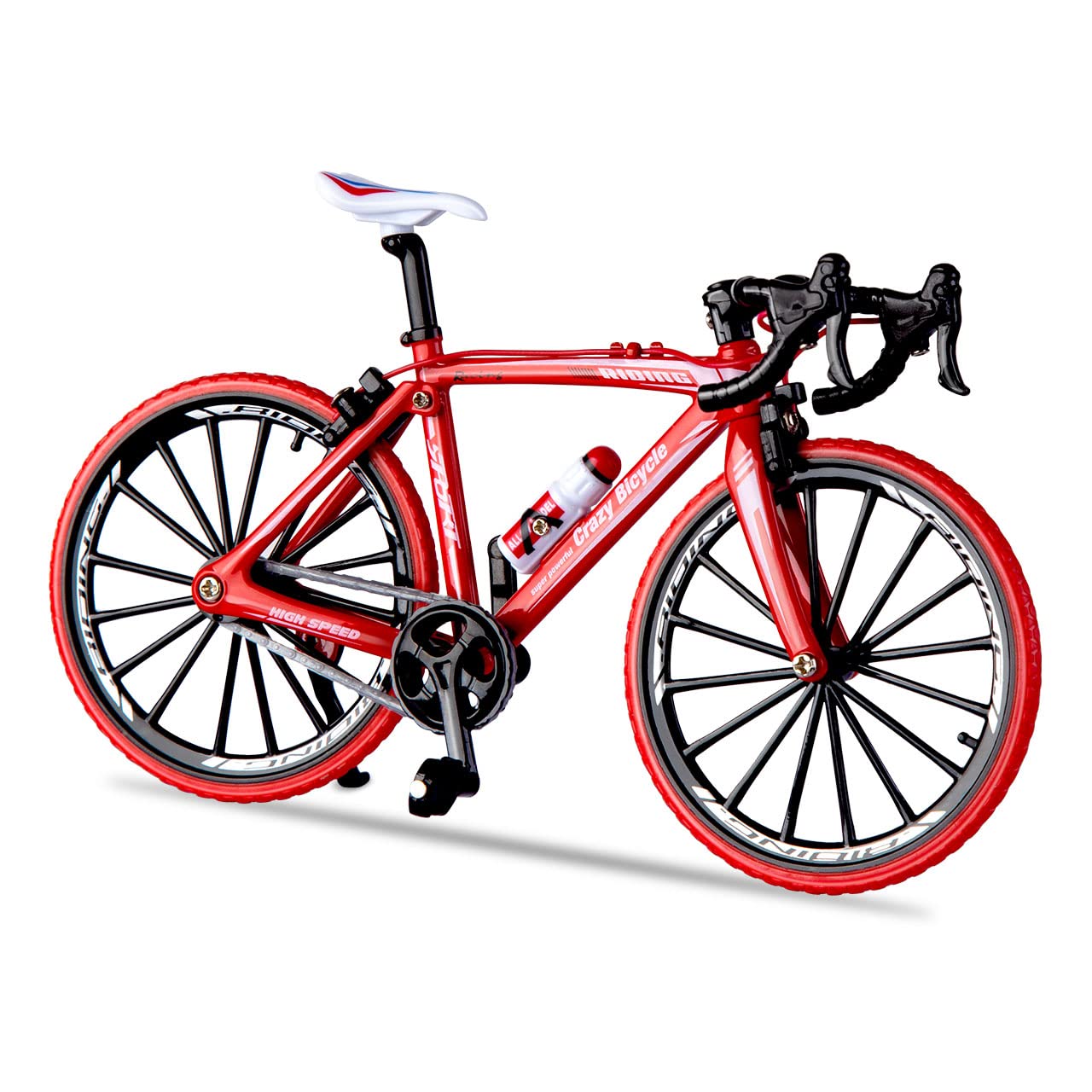 Berry President 1:8 scale MTB model, front view, ideal desk decor for cycling fans.