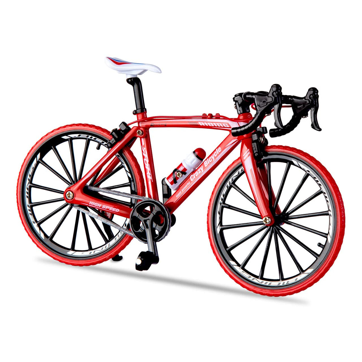 Berry President 1:8 scale MTB model, front view, ideal desk decor for cycling fans.