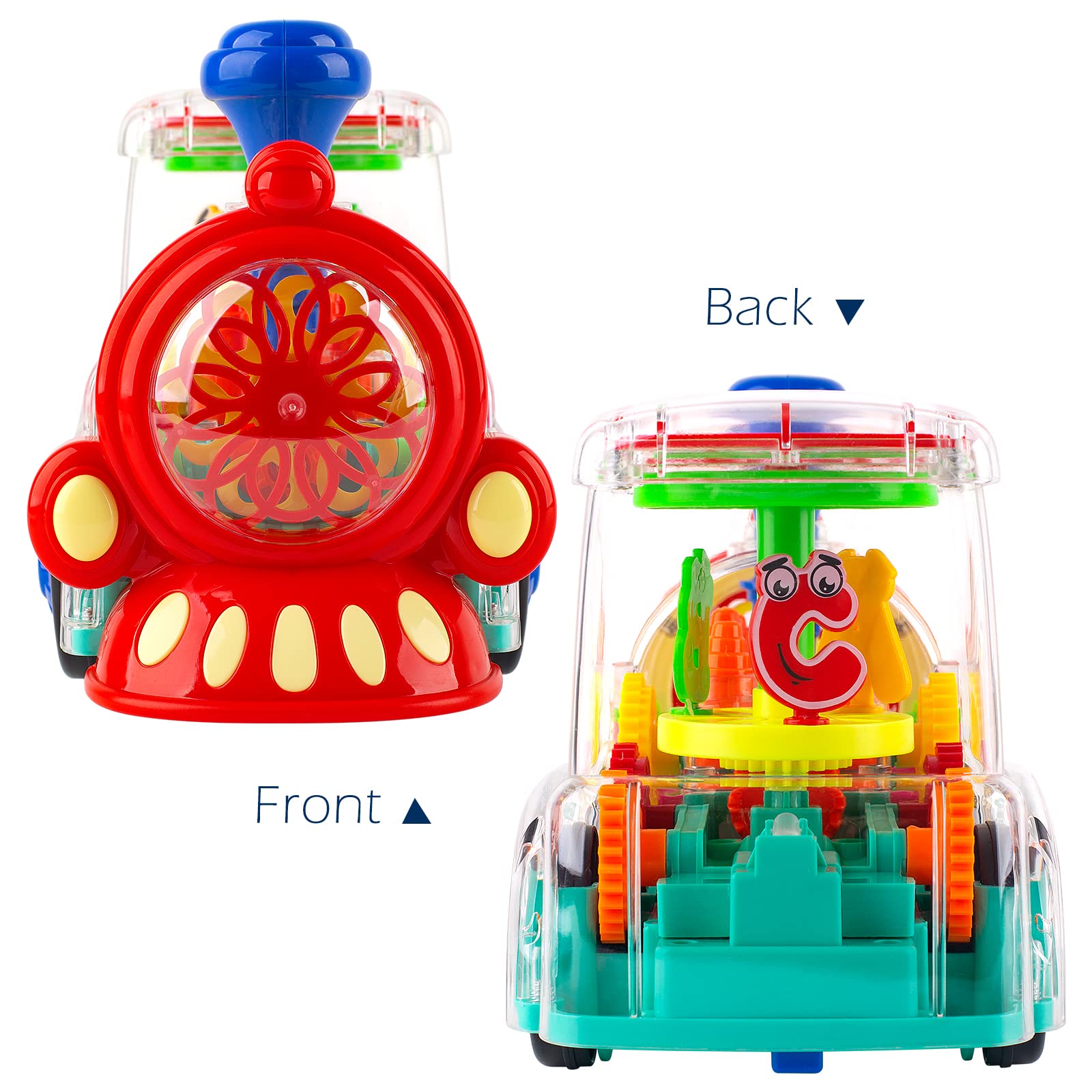 Berry President lights and music enhance immersive train playtime.