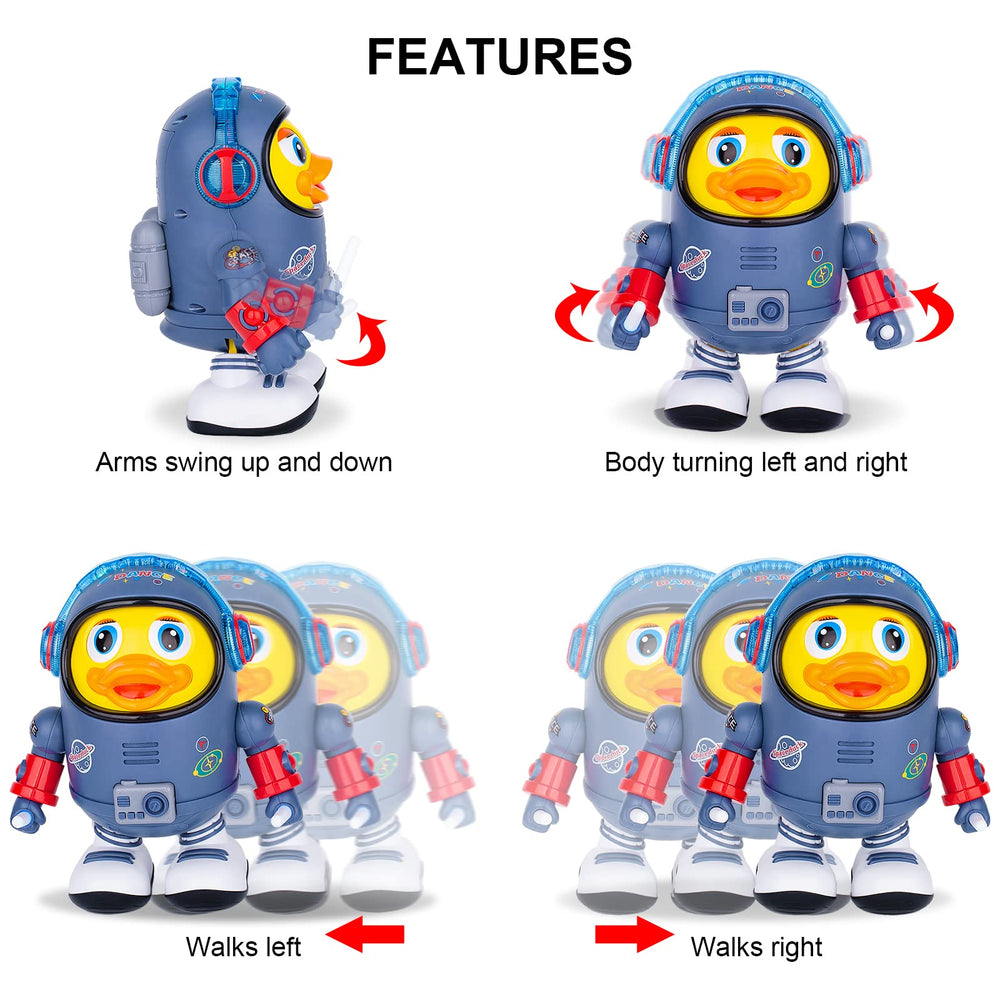 Berry President Space Duck blinking eyes invites interactive play