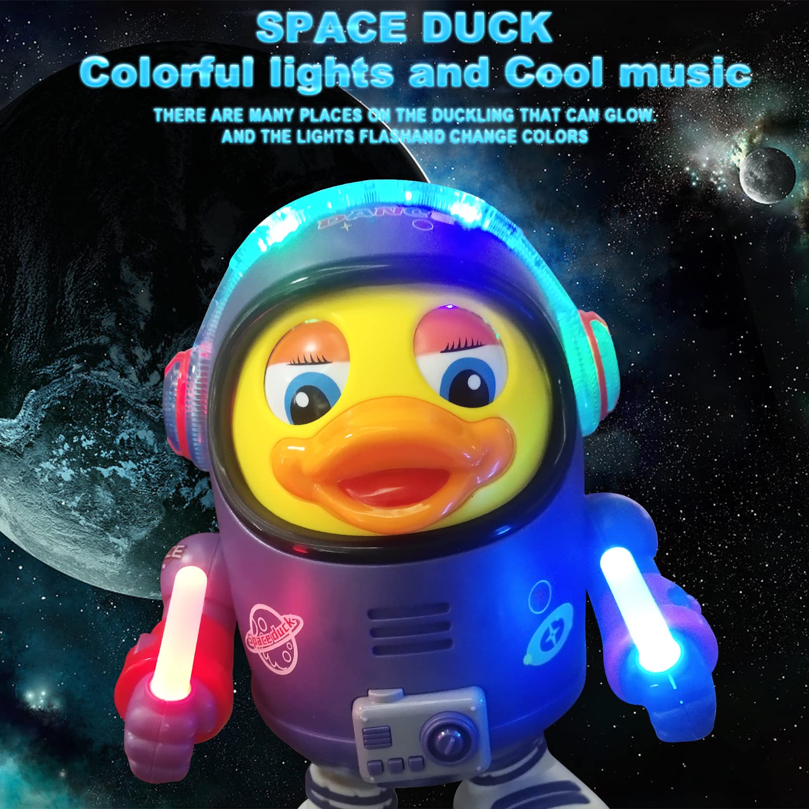 Berry President Space Duck lights brighten playtime and movement