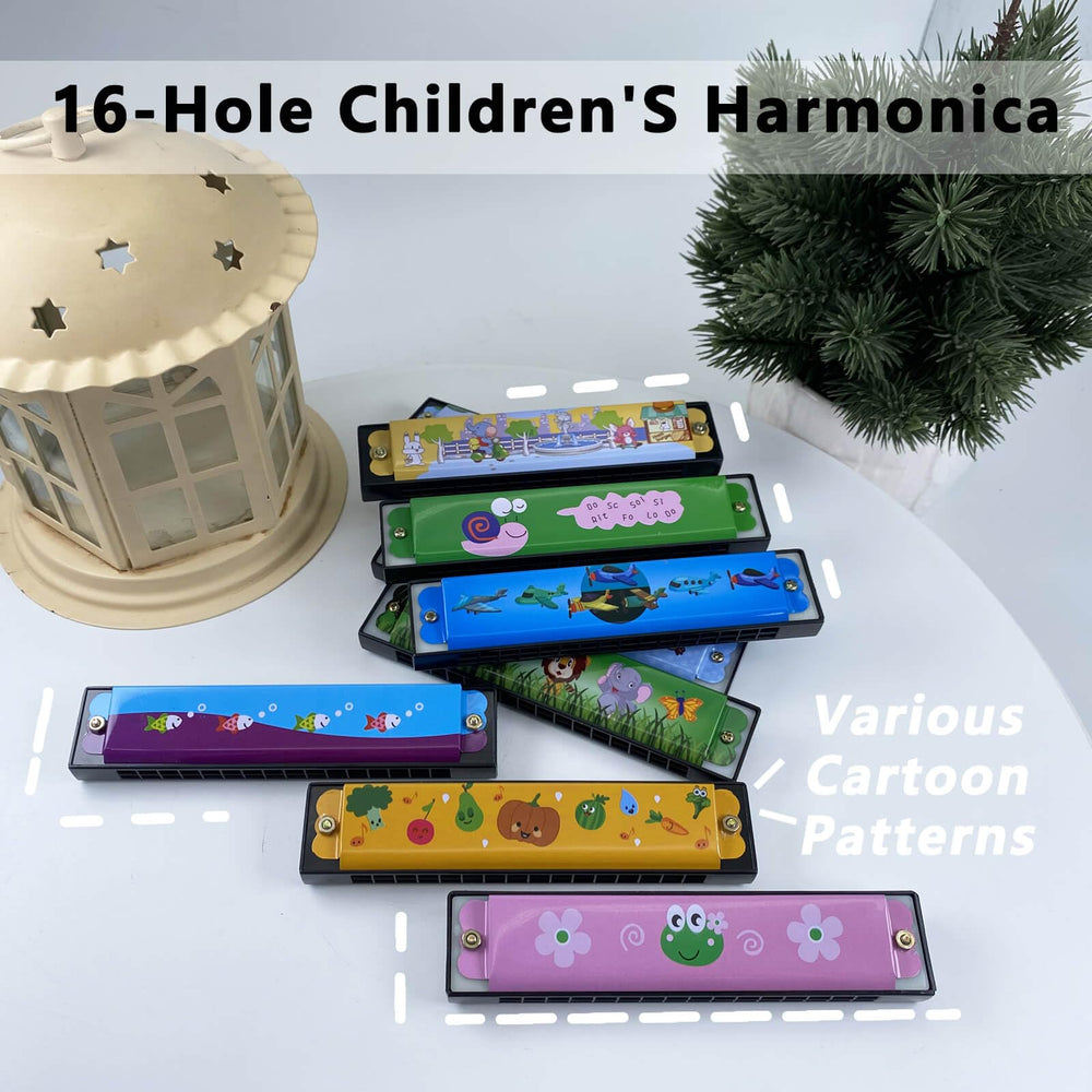 Bertork bright colors harmonica bulk set for kids playtime.