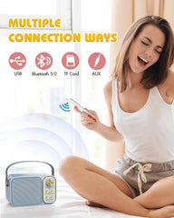 Built-in 1500mAh battery powering hours of music without cords.
