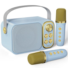 BESCOST Kids Karaoke Machine with two wireless mics for instant duets during family sing-alongs.