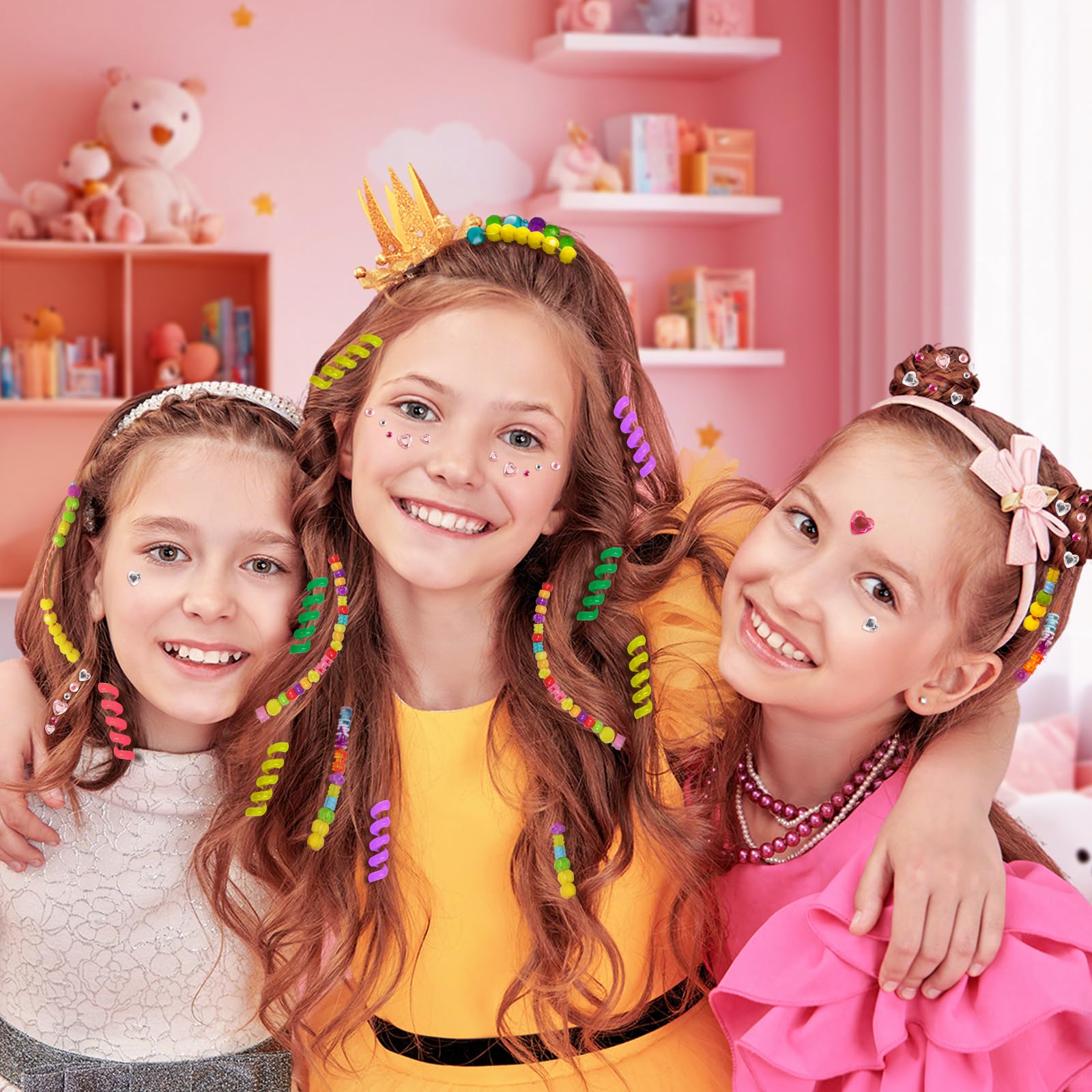 BESCOST beads and styling tools enable creative jewelry making and hair designs.