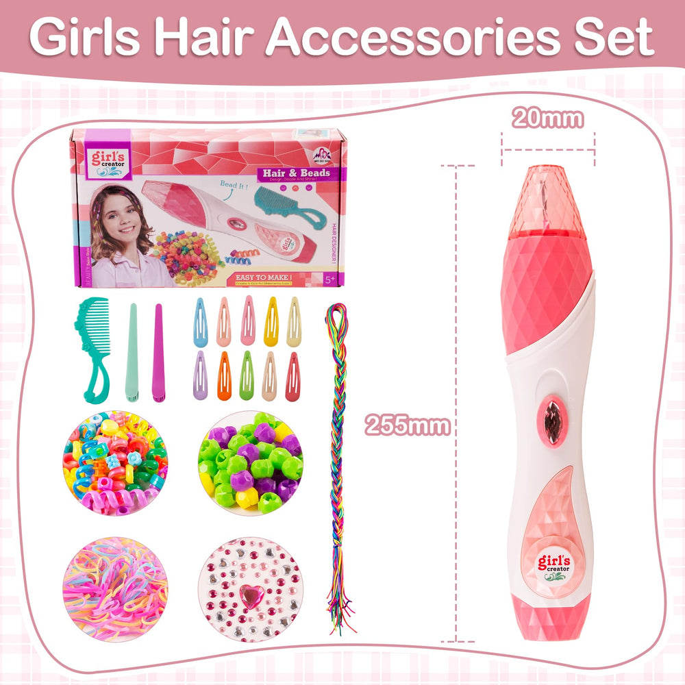BESCOST styling beads kit for creating personalized party looks and friendship braids.