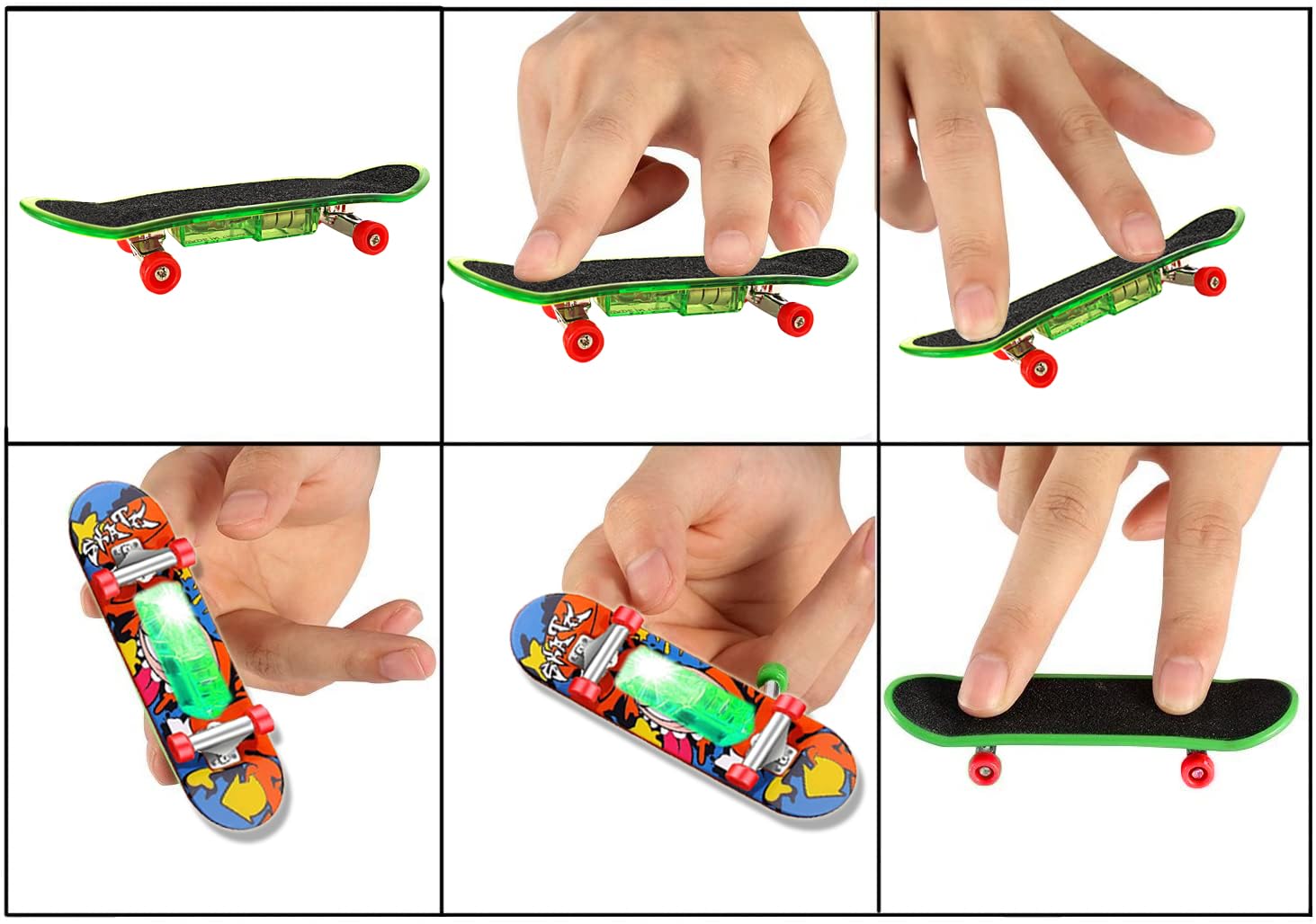 Beselley gift-ready finger skateboards ideal for prizes, party favors, and stocking stuffers.