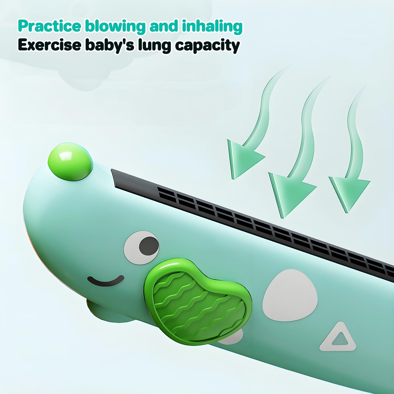 Besiciwiin harmonica easy clean — simple wipe-down for quick cleanup after play.