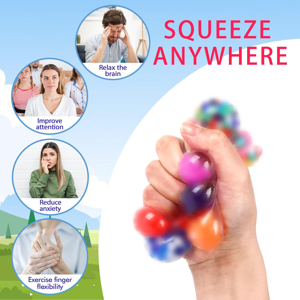 BESNEL gift-box ready stress balls for birthdays and prizes