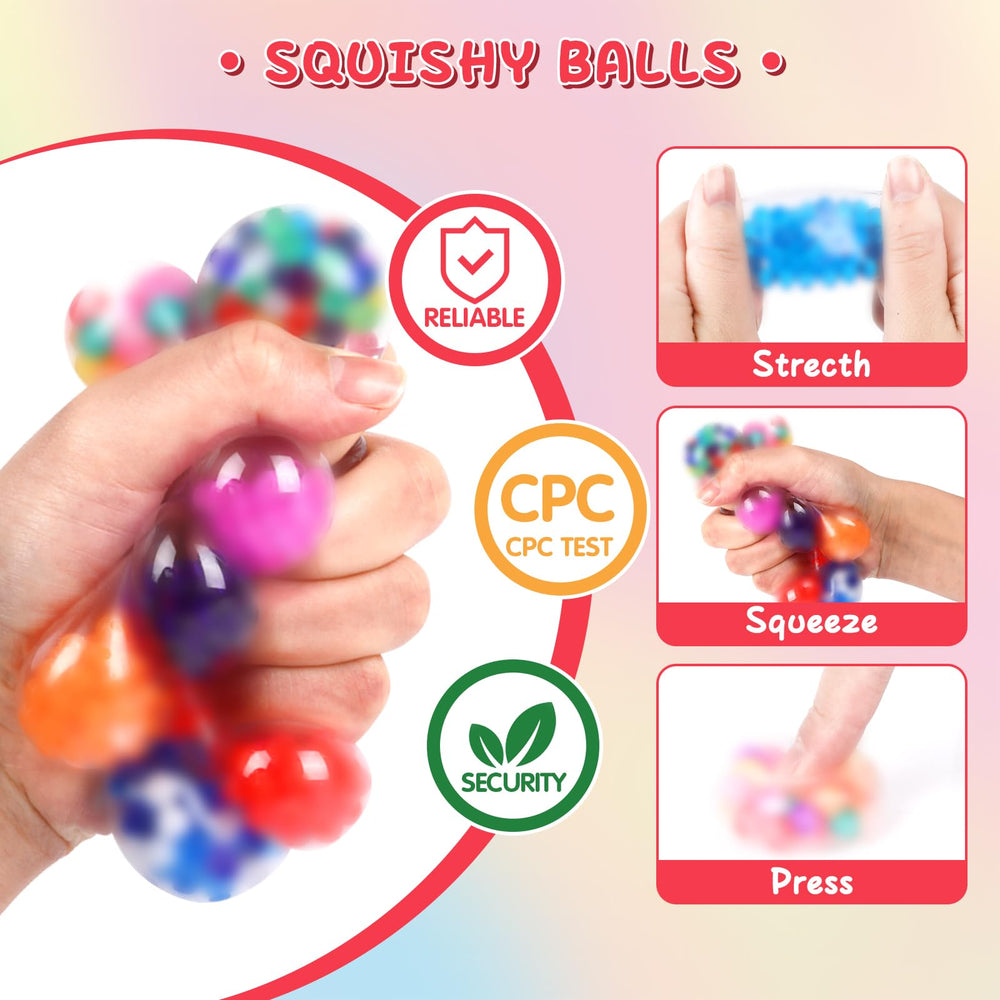 BESNEL stress ball made with safe, durable TPR material for long-lasting use.