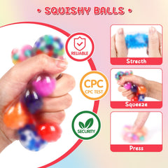 BESNEL stress ball made with safe, durable TPR material for long-lasting use.