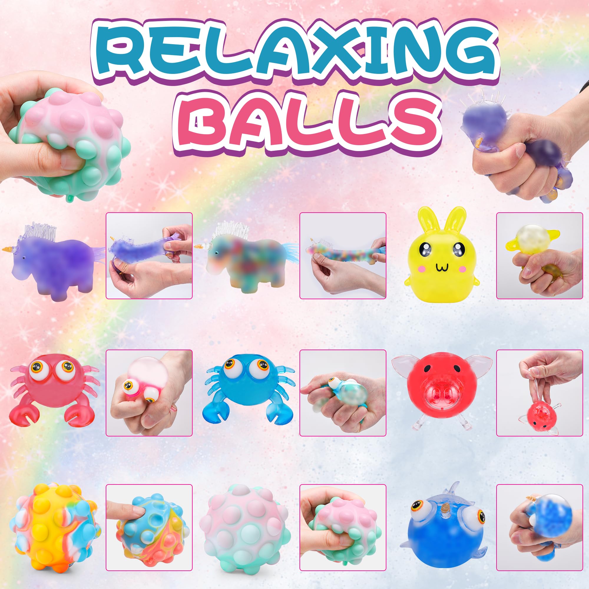 Besnel color-change stress balls delight with squeezing-induced color shifts.