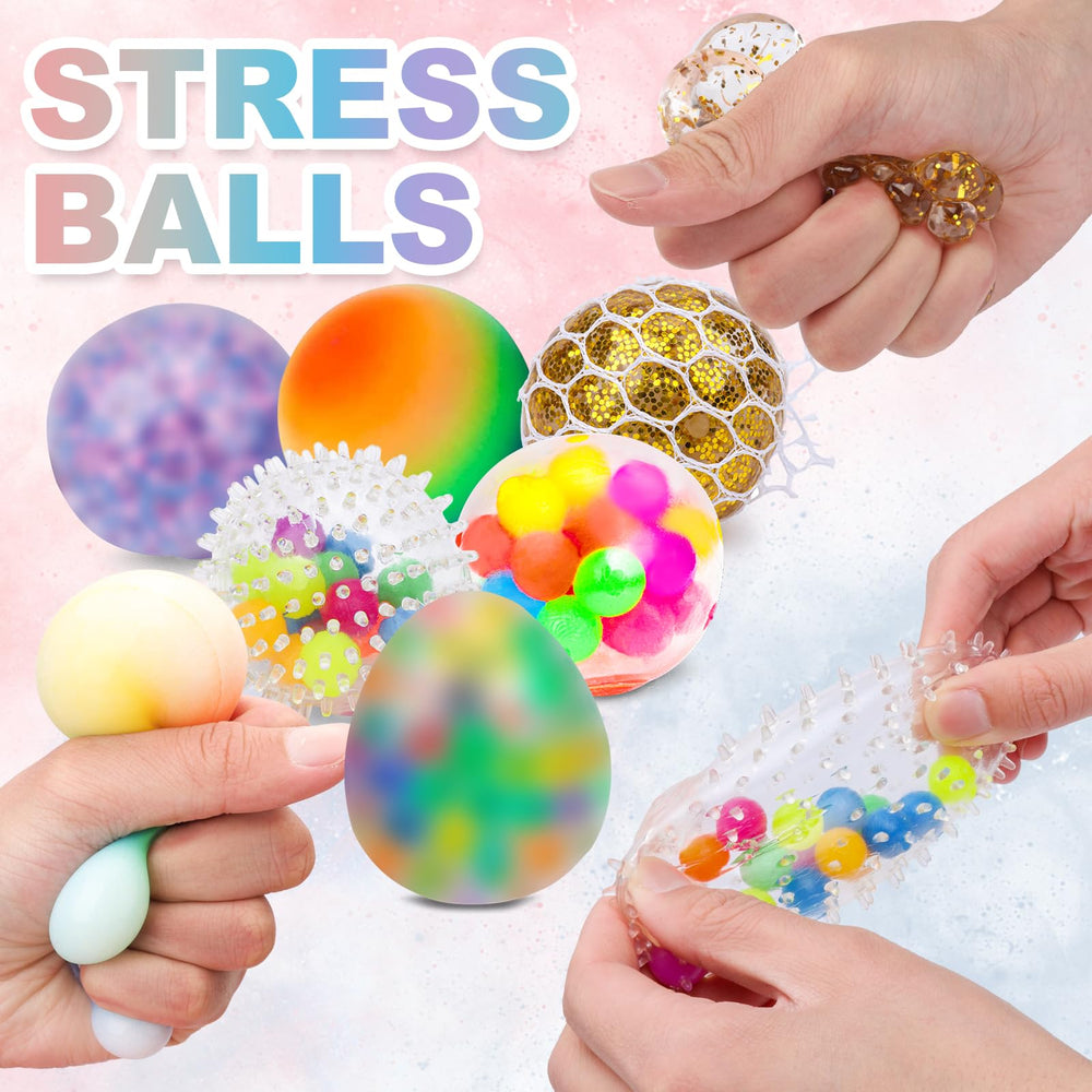 BESNEL stress ball with soft TPR texture for satisfying squish