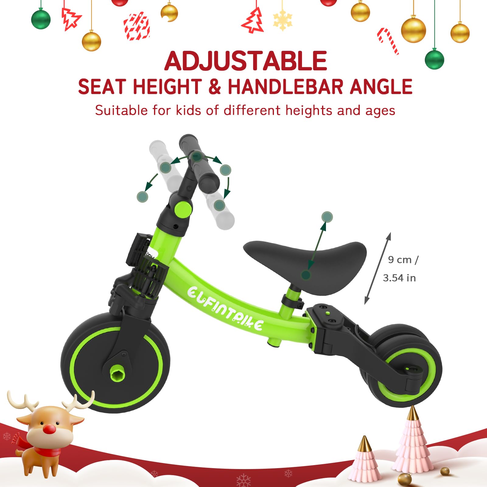 Besrey 5-in-1 toddler bike quick-disassembly pedal for easy mode switching.