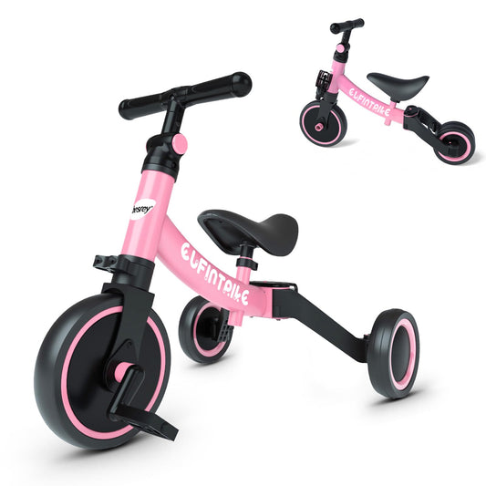 Besrey 5-in-1 toddler bike in full assembly ready for ages 1–4