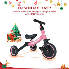 Besrey 5-in-1 bike with removable pedals for easy mode switching