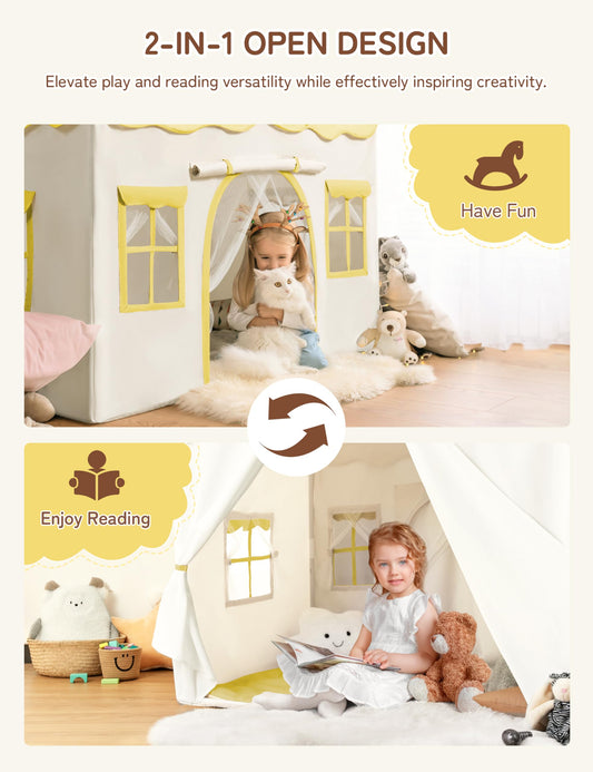 Besrey 2-in-1 back door play tent enhances accessibility for group fun