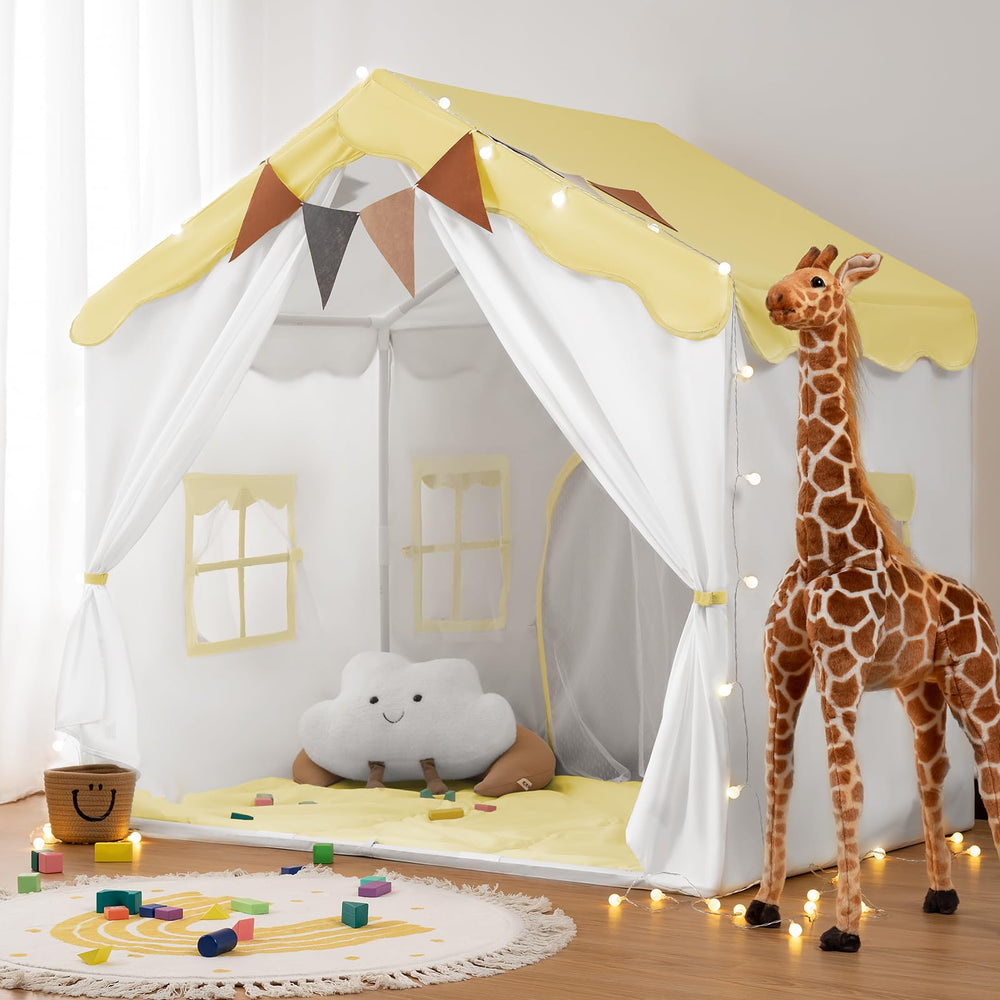 Besrey 2-in-1 front door play tent for easy entry during imaginative play