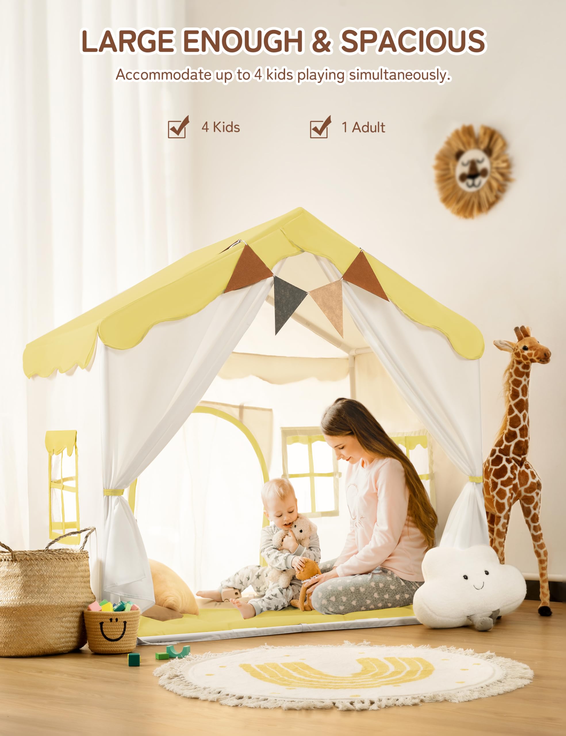 Besrey lace curtains create charm while promoting air flow