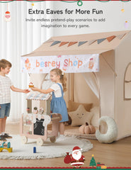 Besrey tent with two doors provides easy access from both sides.