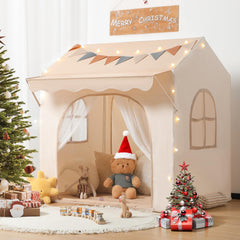 Besrey kids play tent with eave offers a cozy sheltered space indoors.