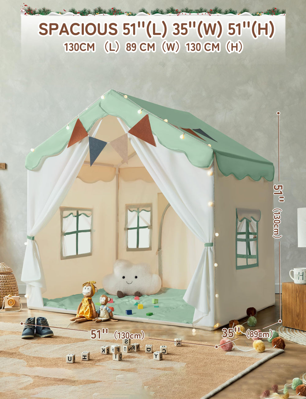 Besrey kids tent assembly with manual makes setup simple.
